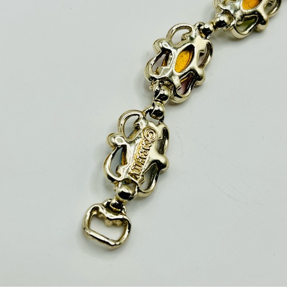 Vintage 1959 Sarah Coventry ‘Sabrina Fair’ Vibrant rainbow stone Bracelet - Picture 5 of 6
